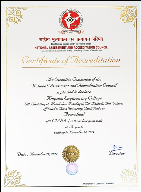 NAAC Certificate