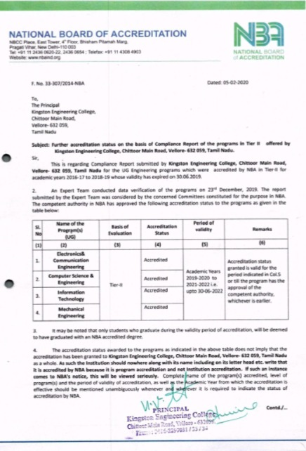 NBA Certificate 1