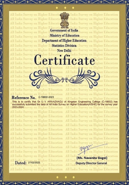 AISHE Certificate