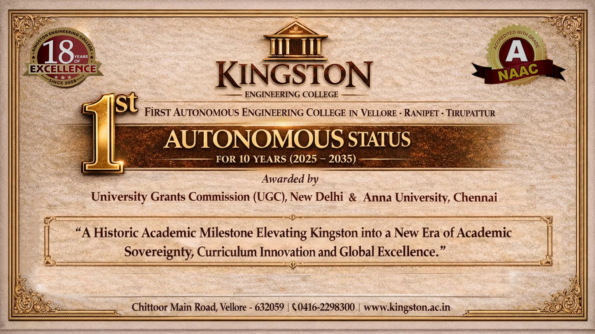 Autonomous Status