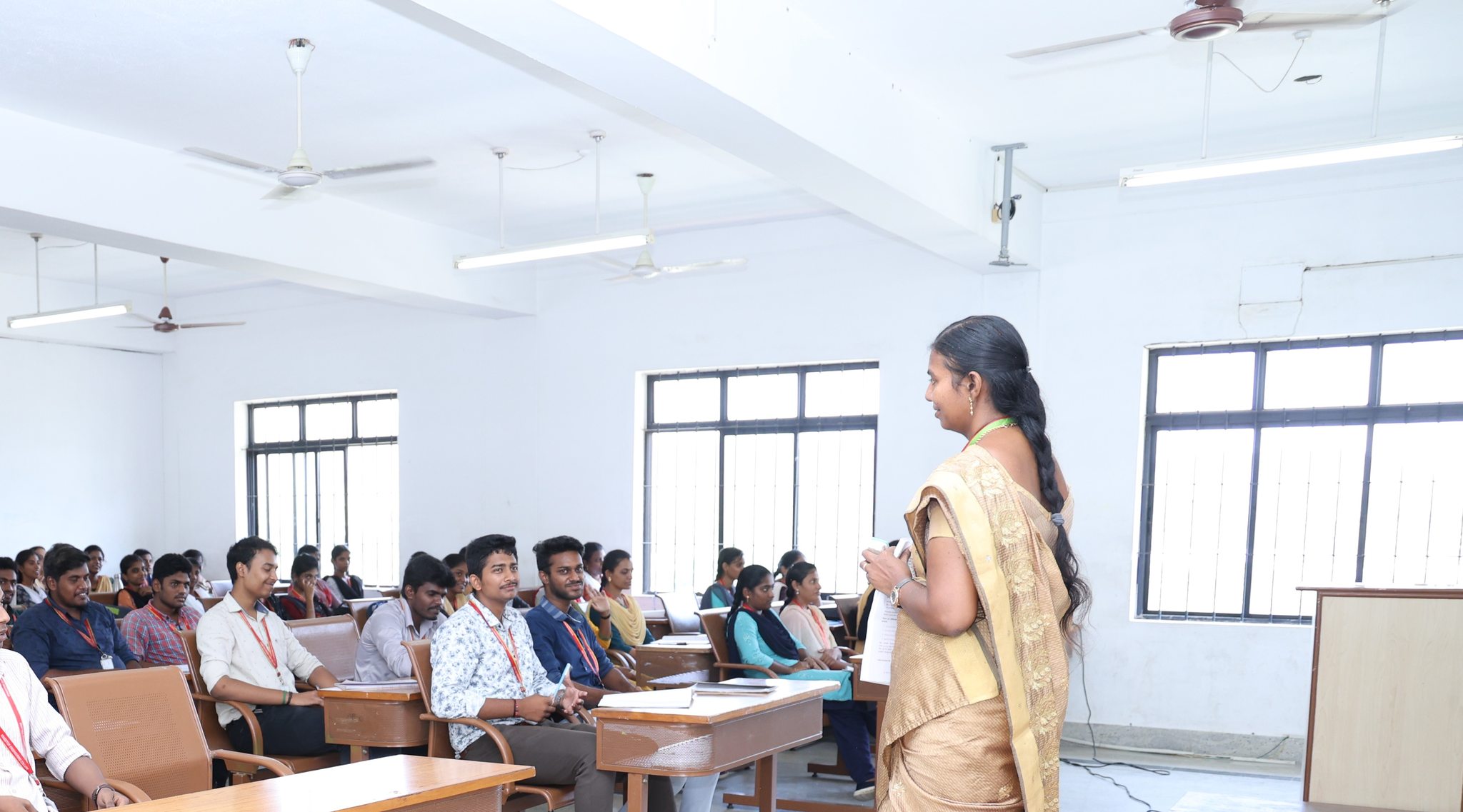 Students in classroom