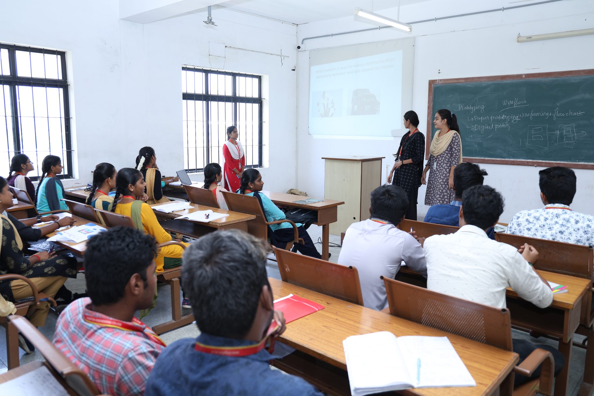 Students in classroom