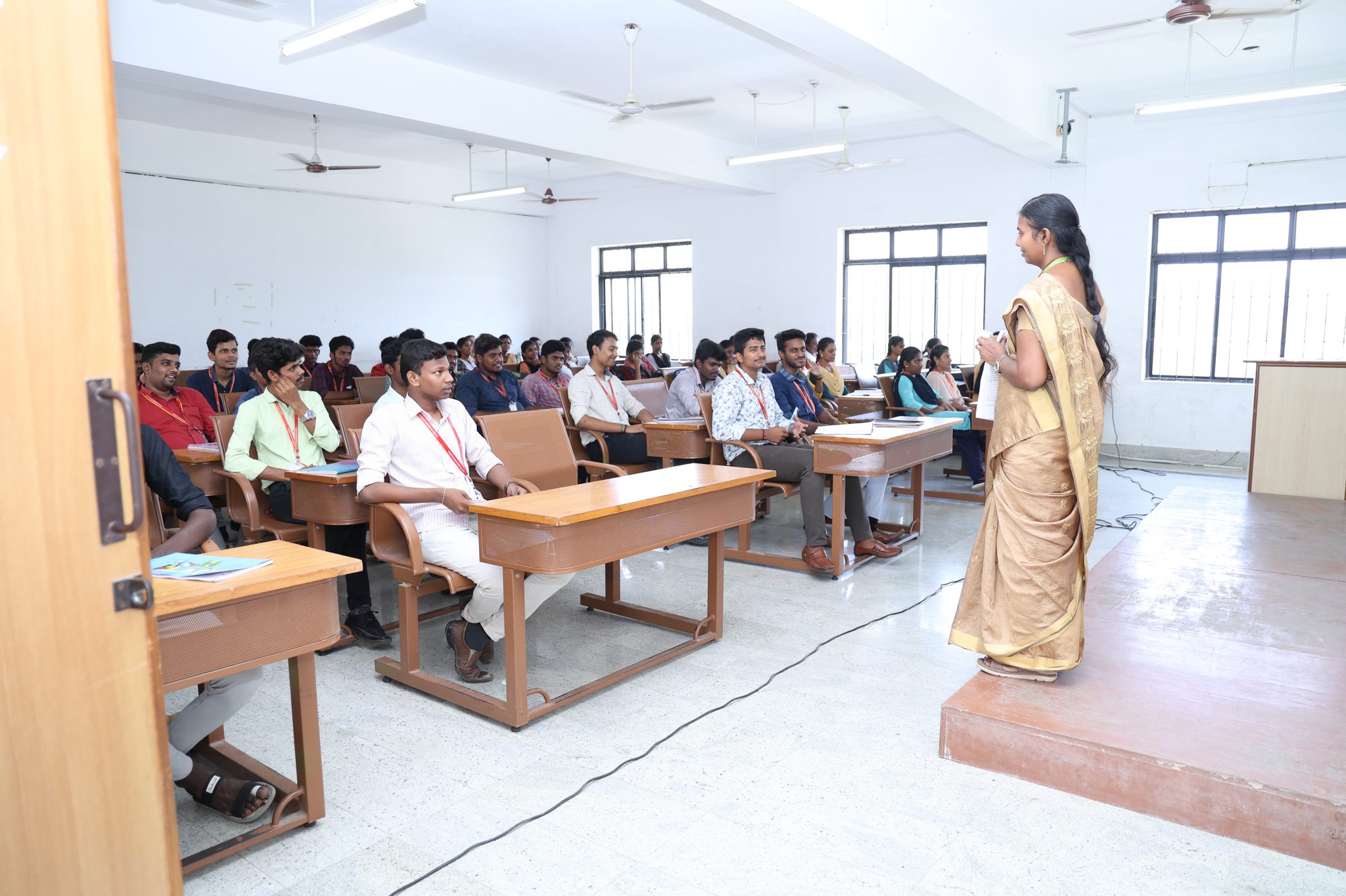 Students in classroom